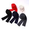 Halsdukar europeisk stil vinterkvinnor lång halsduk med ärmar ull stickad för tjock varm vardagsjal högkvalitativ tröja6554137