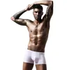 Sous-vêtements ajustés pour hommes sexy été mince transparent glace soie boxer respirant hommes taille non violet slip sous-vêtements pour hommes large bande