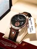 Super Top Sale Quartz Watch for Men Casual Leather Band New Dign Waterproof Watch Luxury Luminous Waterproof Sport Wristwatch