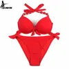 EONAR Women Bikini Offer Combined Size Swimsuit Push Up Bikini Sets Brazilian Bathing Suits Plus Size Swimwear Female XXL 220423