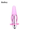 Nxy Sex Anal ToysSeafeliz Vibrating Butt Plug Mini Jelly Toys Mal