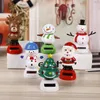 Juldekorationer Bilornament som dansar Santa Claus Snowman Toys Dashboard Decoration Bobble Dancer Accessories DecorationChristmas Deco