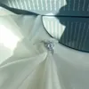 ファッションクラシック2カラットの結婚指輪の贅沢な花嫁のジュエリー925スターリングシルバーリングプリンセスカットホワイト5aキュービックジルコニアダイヤモンドリング箱