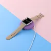 Apple Watch serisi için silikon tutucu /sarıcı 7 6 5 4 3 2 Kablosuz Şarj Cihazı Stand Tutucu 45mm 41mm 44mm 38mm 42mm bileklik Iwatch Şarj kablosu masaüstü depolama taban