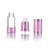 Flacone senz'aria cosmetico rosa oro 15 ml 30 ml 50 ml Bottiglie riutilizzabili per erogatore a pompa per contenitore per cosmetici lozione SN3674