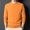 Men's Sweaters 10 Colors Autumn and Winter Men's Thick Round Neck Sweater Fashio 220823