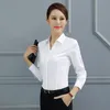 Frauen Blusen Shirts Frauen Hemd Langarm Damen Büro Plus Größe 4XL Bluse Baumwolle Weiß OL Weibliche Blusas Camisa mujerWomen's