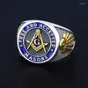 Clusterringe kostenlos und akzeptiert Maurer Blue Lodge Freemason Freimaurer 925 Sterling Silver Ringcluster