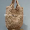 Top Luxe Ontwerpers Tas Mode Winkelen de Tote Vrouw Hol Raffia Stro Luxe Designer reizen Handtassen Schuine oude bloem Schoudertassen dame Cowboy Portemonnee