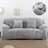 Stuhlabdeckung Velvet Plüsch L -förmige Sofa Deckung für Wohnzimmer elastischer Möbel Couch Slipcover Chaise Longue Corner Stretchairchulenstuhlfahrer