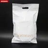 100x Aangepaste afdrukken Poly Mailers met handvat plastic posttas lopes koerier cadeau verpakking zakken voor carry 220704