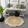 Carpets Printing Round Wood Carpet Pile Annual Ring Mat Living Room Bedroom Kitchen Bathroom RugsCarpets