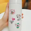 50pcs كارتون لطيف koala bear ملصق حيوان على الجدران على الجدران لعبة التزلج على متن دراجة نارية للدراجات النارية شارات بالجملة بالجملة