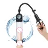 IKOKY Penis Pump Extender Vacuum Enlargement Male Masturbation Erection With Pressure Gauge sexy Toys For Men