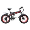 Smlro S9 vélo de montagne pour femmes 20 pouces 4.0 '' gros pneu vélo électrique pliant 48V 10Ah 350W batterie amovible cachée Shimano 7 vitesses