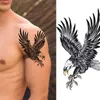 NXY tatouage temporaire réaliste Dragon faux autocollants pour hommes garçons enfants 3d féroce loup aigle s sirène chat lavable Tattos 0330