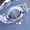 Black Dial Mens Watch Mergulho 40mm Automático Hine 904L Aço Inoxidável Safira Espelho Luminoso À Prova D 'Água Montre De Luxe Relógios Sem Calendário Data Relógios de Pulso