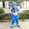 Hallowee Grey Elephant Mascot Costume Cartoon Anime Theme Characon Carnival Adult Unisexe Robe de Noël Party Anniversaire Outdoor Tenue