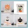 Storage Bags Home Organization Housekee Garden Halloween Dstring 9 Style Pumpkin Party Candy Bag Christmas Gift Decoration Cfyz61Q Drop De