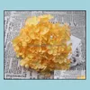 Декоративные цветы Silk Hydrangea Heads High-End Diy Материал для домашних и свадебных украшений Drop Доставка 2021 Венки Праздничная партия Су