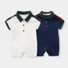 Baby romper 2022 zomer dunne sectie korte mouwen jongen jumpsuit zachte en comfortabele pasgeboren bodysuit baby uit een stuk kleding