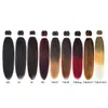Tresses cheveux africains Dreadlocks Extensions de cheveux synthétiques perruque tricolore moelleux doux 25 pouces