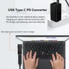 PD 100W LAPTOP POWER LARARE Supply Adapter Connector USB Type-C Kvinna till DC Male Jack Plug Converter för Acer Samsung Lenovo