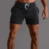 Striped Sweat Shorts Men Fashion Clothing Elastic Waist Jogger Sportswear Workout Clothes Breathe Running Short 220715