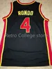 Sjzl98 4 Rajon Rondo Oak Hill High School Basketball Jersey Blue Custom Any Size Throwback Stitched Jerseys