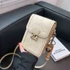 Borse da sera Telefono con cinturino New Women's Allmatch Messenger Cartoon Embossing Small Square Popular Mobile 220630