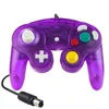 Contrôleur de jeu filaire manette de jeu pour Console NGC Gamecube Wii U câble d'extension Turbo Dualshock couleur transparente