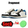 Mens 1 High Og 1s basketskor Jumpman förlorade och hittade Skyline Men Sneakers University Blue SE Space Jam Patent Bred Gorge Green Dar38nk#