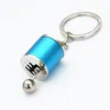 5 Colors Creative Mini 6 Speed Gear Shifter Keychains Free Shift Pendants Car Gears Head Key Chain Pendant Accessories