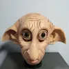 Cosplay Dobby Elfin LaTex Mask estilo animal Halloween Carnival Fantgear adereços 220629