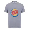 Burpee King T-shirt śmieszne prezent urodzinowy dla chłopaka mąż tata mężczyźni letni krótki rękaw bawełniane crossfit trening t shirts 220325