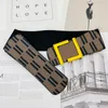 Belts For Women Designer Elastic Belt Width 7cm Fashion Designers Luxury Gold Buckle Waist Chain Womens Dress Accessories Waistband F Girdle