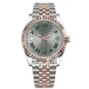 Herren Automatic Watch 41mm Designer Roségold 904L Edelstahl Uhr Sapphire Schwimmwache Montre de Luxe