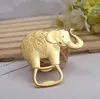 골드 결혼식 호의와 선물 행운의 황금 코끼리 와인 병 오프너 RRB14920