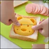 Andere huizentuinbeer Sandwich Mold Toast Bread Making Cutter Mod Cute Baking Pastry Tools Children Interessant Foo DH2OL