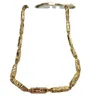 18-Karat-Gold gefüllte Herren-Massivkette, lange klassische Halskette, Schmuck, 46 mm Bandbreite, 50 cm, 60 cm, 70 cm, Länge 3172318