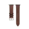 Luxuriöse massive Leder-Designer-Strap-Armbands für Apple-Uhr-Band 42mm 38mm 40mm 44mm iWatch 6-Serie 1 2 3 4 5 Fasertion-Bands Leder Sport Armband Unisex