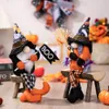 Party Supplies Halloween Witch Gnomes Plush Broom voor Tier Tray Decor Herfst Autumn Autless Doll Farmhouse Table Ornamenten Geschenken XBJK2208