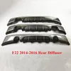 3 Styles Body Kits Carbon Pattern Heckdiffusor Lippenspoiler für BMW 2er F22 MP Style Heckstoßstange 2014-2 016