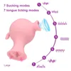 7 vitesses Logue Licking Vibrator Nipple Clitoris Sucker Stimulator Pea sucer le jouet sexy pour les femmes Masturbation féminine