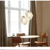 Anhänger Lampen Nordic Lichter Kreative Glas Hängen Licht Für Wohnzimmer Dekor Kronleuchter Bar Loft Schlafzimmer Nacht Led FixturesPendant