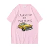 Męskie bawełniana koszulka letnia top Tom Holland TES TESE TEES Casual Print Streetwear Wysokiej jakości para mody T-shirt 0615