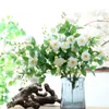 Decorative Flowers & Wreaths 64cm Artificial Flower Rose Bouquet For Wedding Home Decoration Fake Silk Chinese Party Decor Gift FlowerDecora