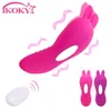 Mutandine indossabili invisibili Vibratore 10 modalità Uovo vibrante G-Spot Stimolatore vaginale Telecomando wireless Giocattoli sexy per le donne