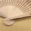 Home Decor Engraved Wood Folding Hand Fan Wooden Fold Fans Wedding Party Gift Children Princess Lady Show Performance Tools 20220527 D3