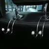 Andra fordonsverktyg Universal bilstolskrok med rostfritt stål diamantpäckt jordgubbe auto interiör tillbehör annan